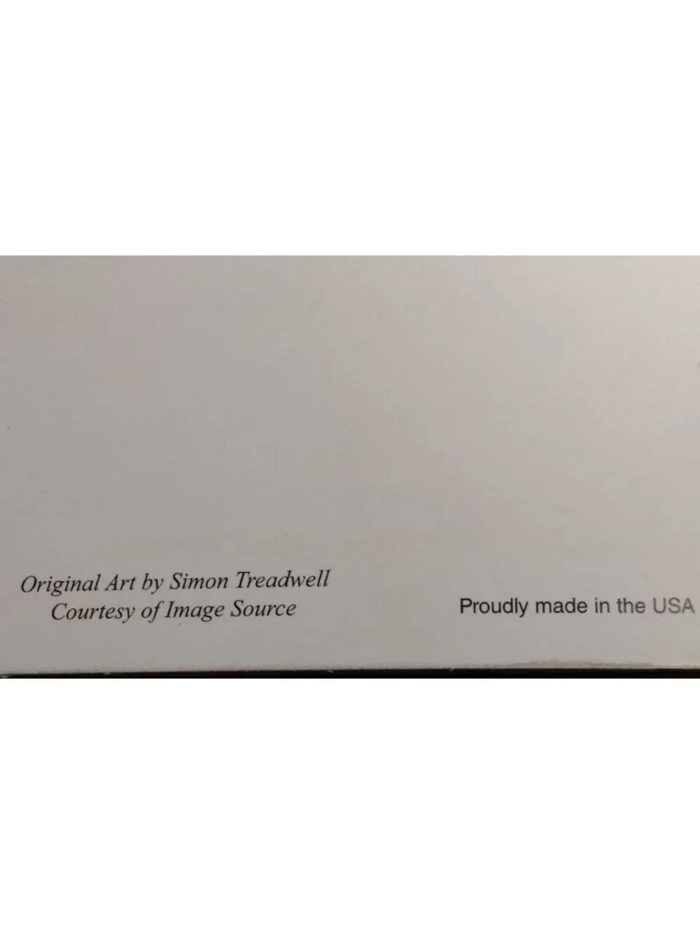Holiday Greeting Card Simon Treadwell Christmas Door Wreath Lamppost Sled USA